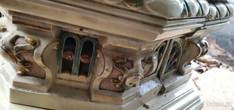 Kachlová kamna, starozitná - 8