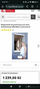 Magnetická síť proti hmyzu do oken Schellenberg - 8