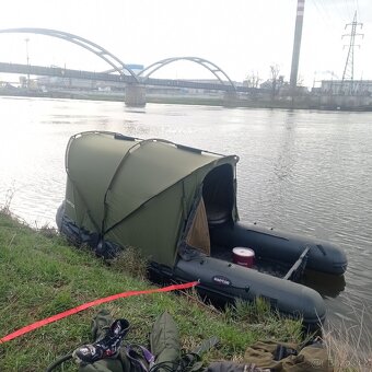 Člun Raptor 470X Wide ALU Green + přístřešek - 8
