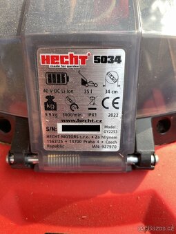AKU sekačku Hecht 5034 + nabíječka + baterie - 8