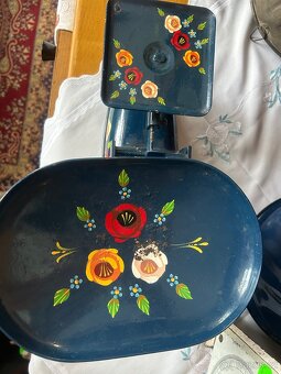 Starožitné malované váhy - 8