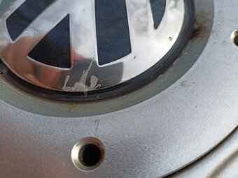 Alu disky na VW originál 5x112,7J x 16H2 + pneu téměř nejeté - 8