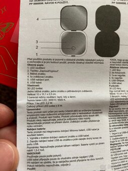Nové dámské cestovní zrcátko s LED osvětlením - 8