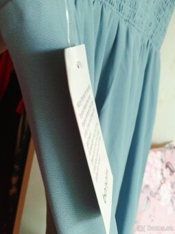 Nádherné dlouhé společenské šaty 40/42 - 8