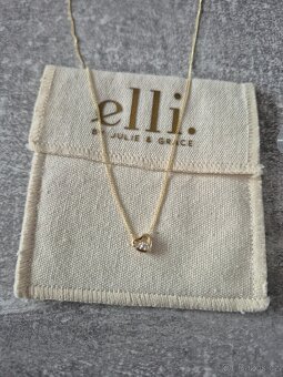 Dámský náhrdelník s diamantem 0,03ct zlato 585 14k - 8