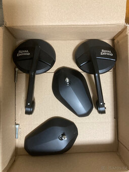 Prodám zrcátka pasující do konců řídítek Interceptor 650 - 8