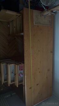 Psací stůl z masivu (borovice) – 153 x 60 cm - 8