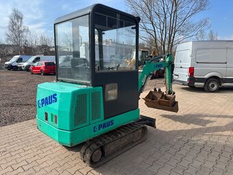 Minibagr 1,5T německé značky Paus + 3x lžíce - 8