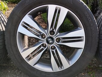 Originál ALU kola Hyundai ix35 + letní pneu R18 - 8