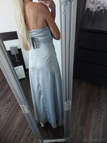 Nove dlouhe sede satenove saty vel. 34 - 8