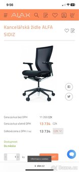 Kancelářská židle Sidiz Alfa - více kusů - 8