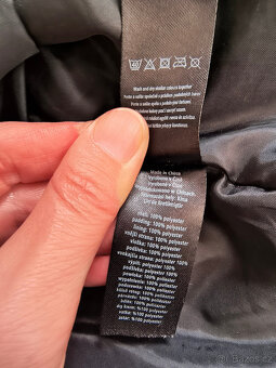 Pánská zimní lyžařská bunda F&F šedá černá vel.L - 8