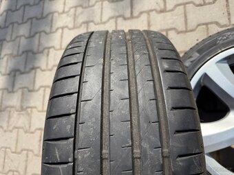 4x al kola 5x120 18 + pneu letní 255/45 R18 - 8