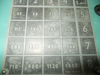 Univerzální frézka TOS FGSH 50 - 8