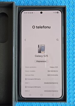 Samsung Galaxy S25 Silvershadow 128GB ZÁNOVNÍ - 8