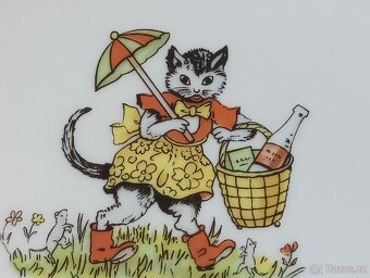 DĚTSKÝ PORCELÁNOVÝ TALÍŘ BOHEMIA NOVÁ ROLE - 8