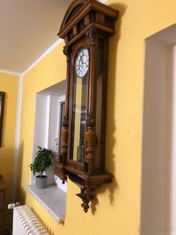 Starožitné hodiny nástěnné pendlovky - 8