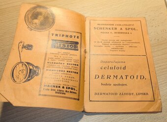 Brožura Seznam náhrad. dílů pro JAWU 250, 1937 - 8
