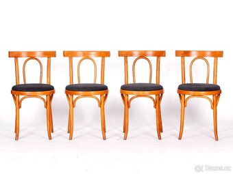 4x přečalouněné jídelní židle, pěkný stav - 8