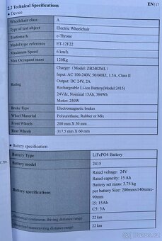 Prodám levně elektrický invalidní vozík - 8