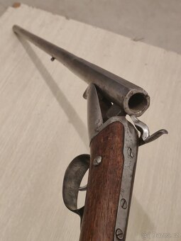 Historická jednohlavňová brokovnice - 8