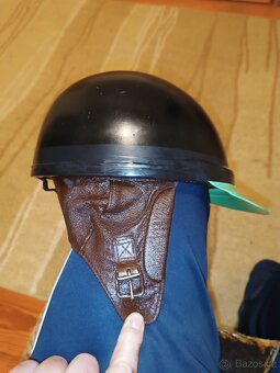 Stará přilba, helma - kokos - 8