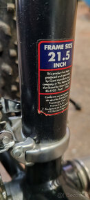 Vintage MTB horské kolo Giant kapalinové brzdy - 8