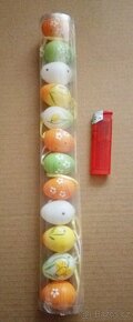 Velikonoční dekorace – umělá vajíčka 4 cm - 8