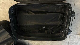 2x cestovní kufr, plátěný, vystužený. - 8