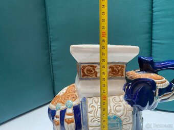 Porcelánový dekorativní slon - 8