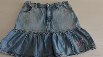 Riflová sukně vel. 134 a 140 - 8