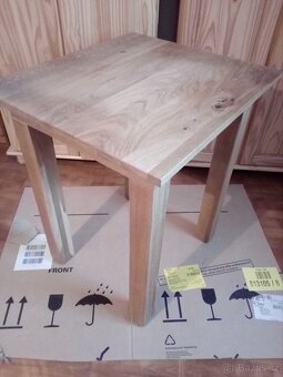 Prodám dubový stůl 65 x 58 cm - 8