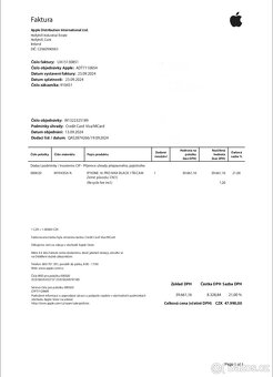 iPhone 16 Pro Max 1TB – Black Titanium – top stav, 100 % pří - 8