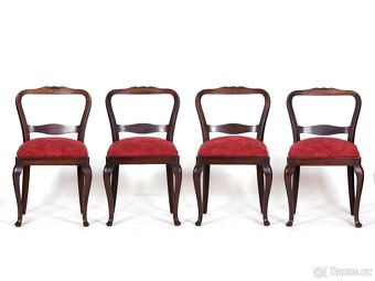 4x pohodlné pružinové židle po renovaci. - 8