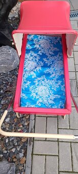 Retro kočárek pro panenky - 8