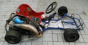 Stará závodní motokára motor čz mz jawa pionýr 984 pětikvalt - 8