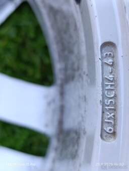 Originální ALU disky 15"Renault 4x100 - 8