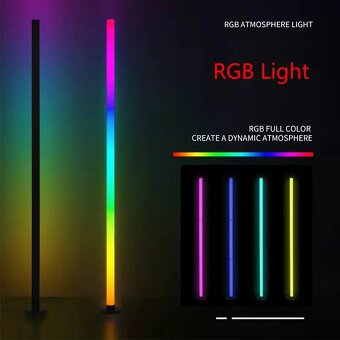 RGB LED světlo na natáčení a focení, RGB stick 120cm - 8