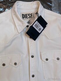 Luxusní denimová košile Diesel Distressed - 8