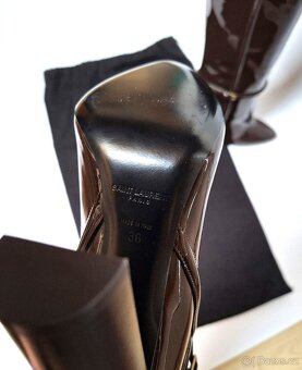 Lakovane kozačky Saint Laurent 36 - 8