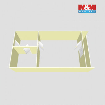 Pronájem bytu 1+kk, 22 m², Most, ul. M. G. Dobnera - 8