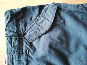 Chlapecké tm. modré lehčí kalhoty - kapsáče (6 kapes) LOGG - 8