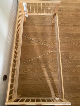 IKEA detska postel 160cm + matrace + rost + zabrana - 8