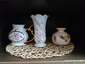 Broušené sklo, jídelní sada a další - 8