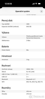 HP Pavilion DV7 + zdroj + nova baterie - 8