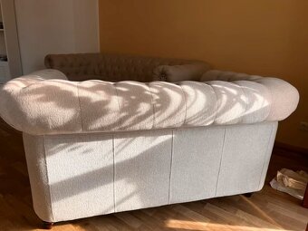 Sedací souprava Chesterfield 3+2 - top stav - 8