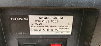 SONY SS-850 II - 8