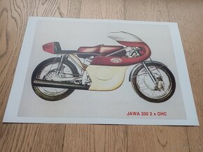 Prodam plakaty Jawa 350 typ 634,Bizon,Jawa 350 2x OHC - 8
