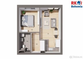 Prodej novostavby bytu 2+kk s balkónem, parkovacím stáním a - 8