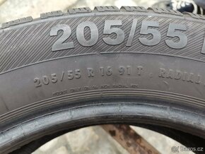205/55/16 zimni pneu BRIDGESTONE a BARUM 205 55 16 - 8